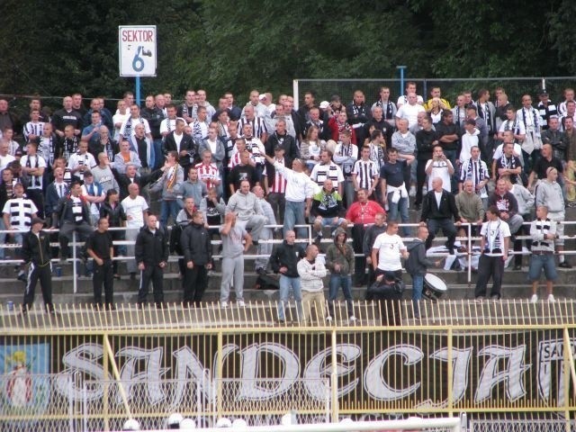 Górnik Zabrze 1:0 Sandecja Nowy Sącz (trybuny)