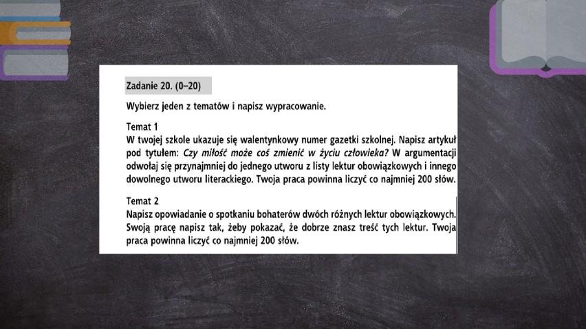 Egzamin ósmoklasisty 2019. [17.11] Język polski - test próbny ósmoklasisty z Gdańskim Wydawnictwem Oświatowym