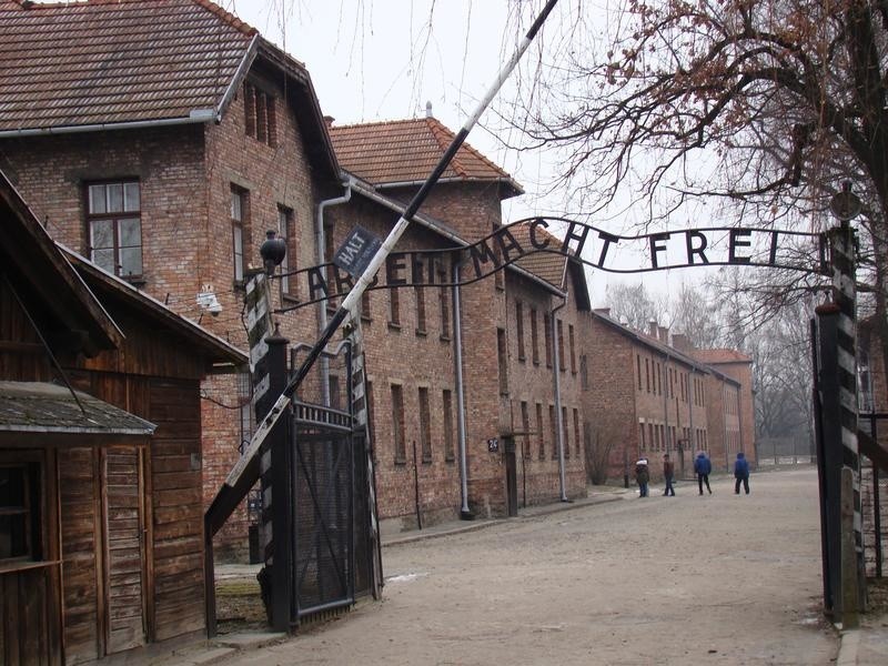 Jest akt oskarżenia dla grupy, która rozebrała się do naga w Auschwitz