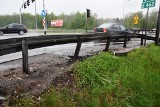 Wypadek radiowozu w Czechowicach-Dziedzicach. Dwaj policjanci ranni ZDJĘCIA
