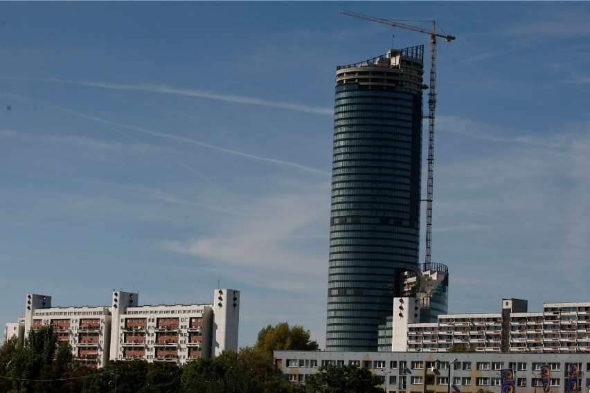 29.09.2011 wroclaw sky tower najwyzszy budynek we wroclawiu...