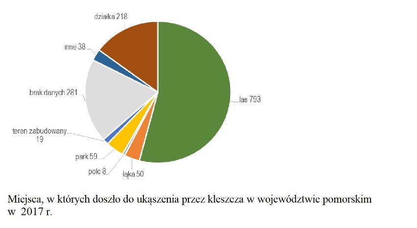 Blisko 1,5 tys. przypadków zachorowań na boreliozę w 2017 r. na Pomorzu. Uwaga na kleszcze – znów zaczynają atakować [infografiki]