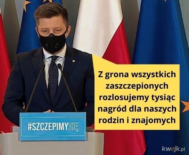 Loteria szczepionkowa źródłem inspiracji dla internautów....