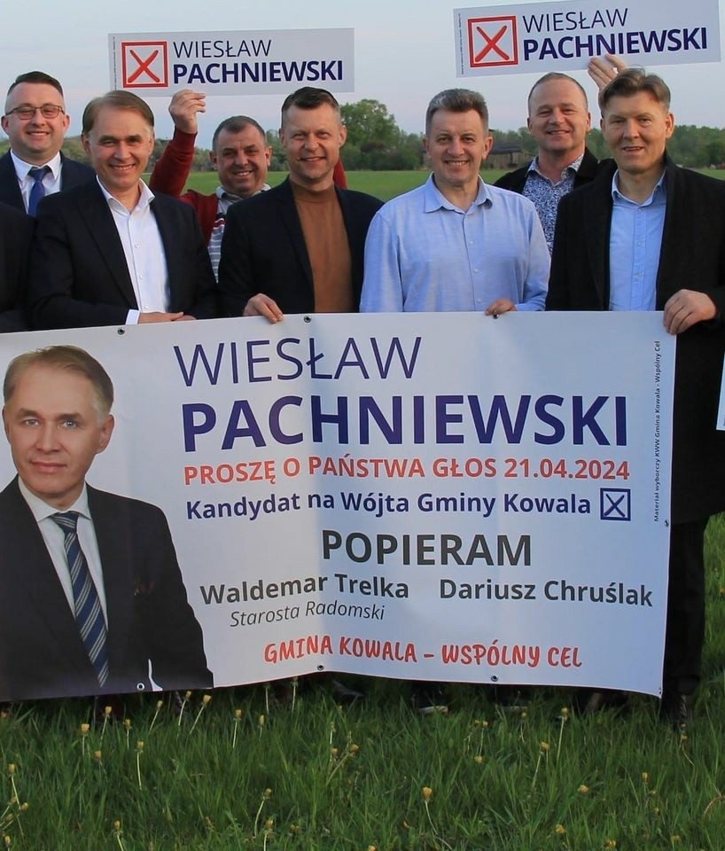 Wiesława Pachniewskiego poprał jego niedawny kontrkandydat...