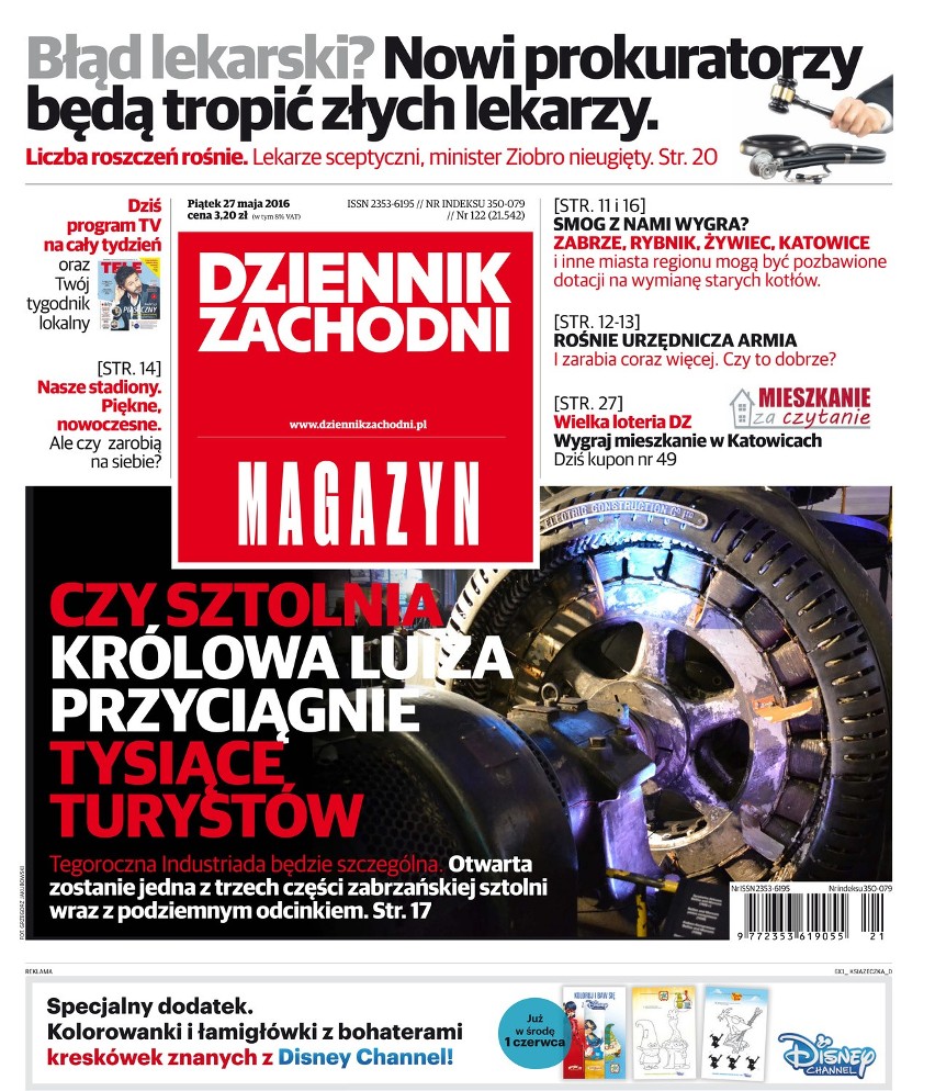 Okładki alternatywne Dziennika Zachodniego na 27.05.2016