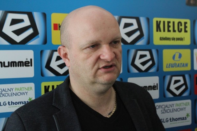 Maciej Bartoszek, trener Korony. 