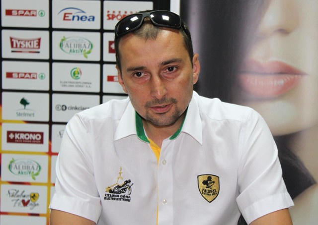 Rafał Dobrucki drugi rok jest trenerem żużlowców Stelmetu Falubazu Zielona Góra