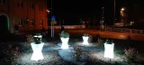 Kolorowe fontanny i świecące donice w Szprotawie! Ale tam jest ładnie!