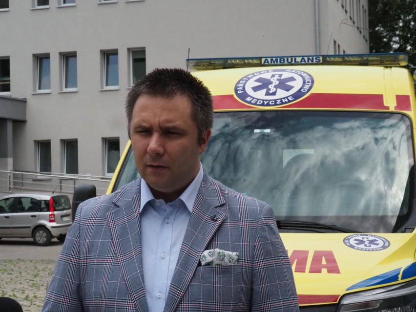 Adam Stępka, ratownik medyczny i rzecznik Wojewódzkiej...