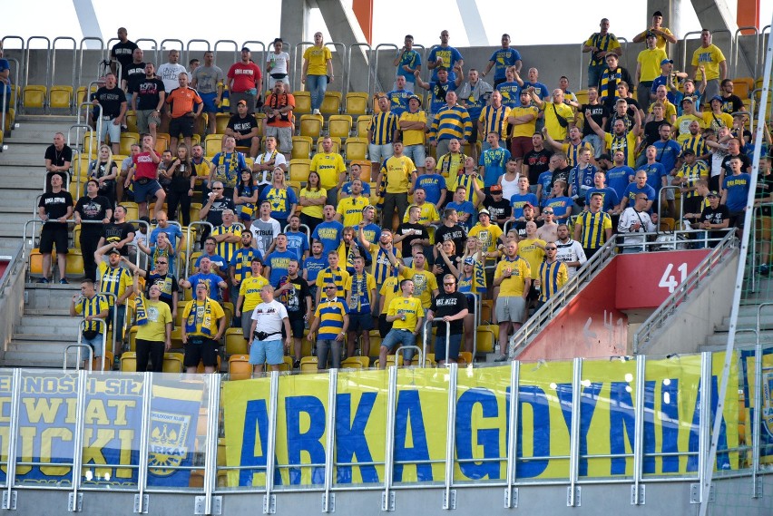 Kibice na meczu Jagiellonia Białystok - Arka Gdynia (4:1)