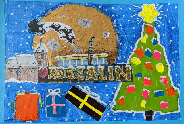 Świąteczne kartki dla koszalińskiego ratusza ponownie zaprojektowały dzieci