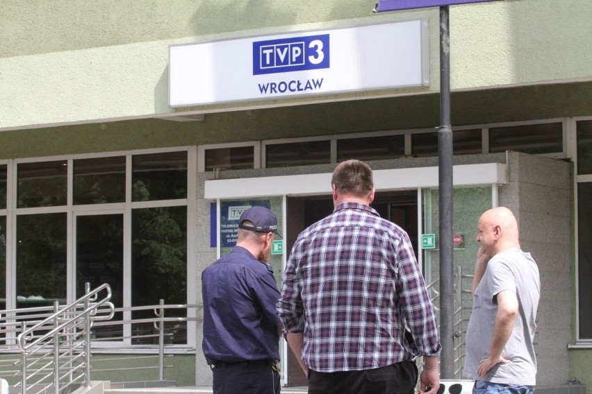 Wrocław: alarm w budynku TVP