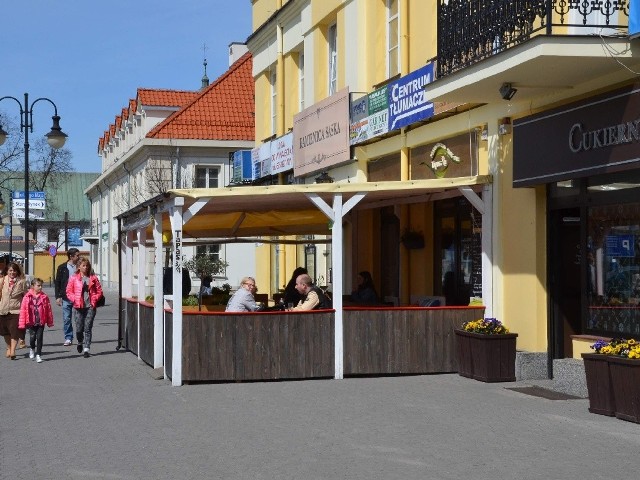 Ogródek letni na placu Wolności