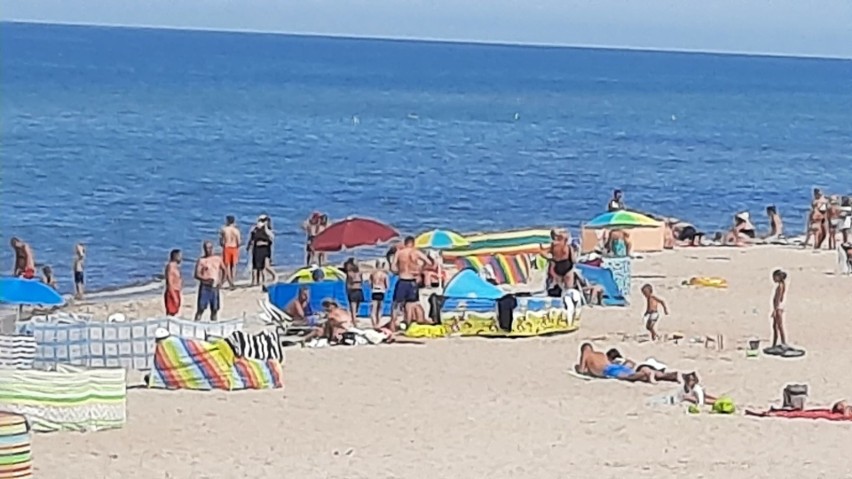 Plaża w Łazach, w Unieściu i w Mielnie