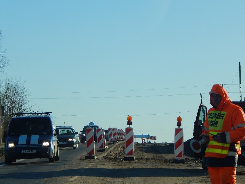 Na drodze Słupsk-Ustka zostało wprowadzone czwarte wahadło