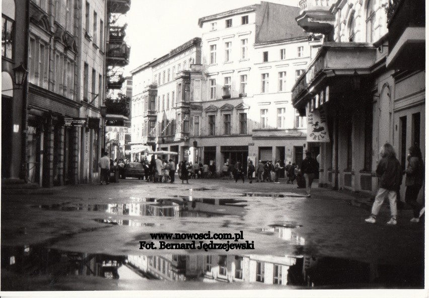 Toruńskie ulice wyglądały wtedy nieco inaczej niż dziś......