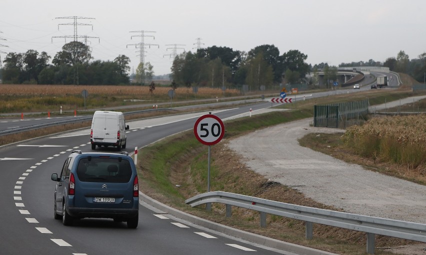 Obwodnica wschodnia na wysokości Siechnic