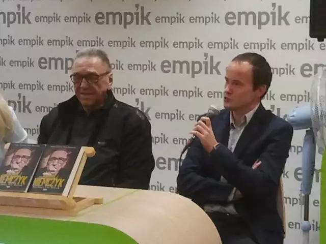 Andrzej Niemczyk i autor jego autobiografii Marek Bobakowski.