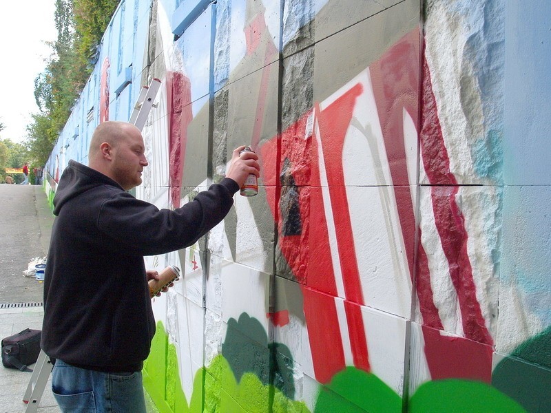 Graffiti powstaje w Koszalinie