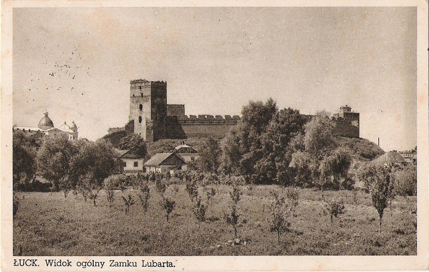 Łuck, widok na zamek Lubarta.