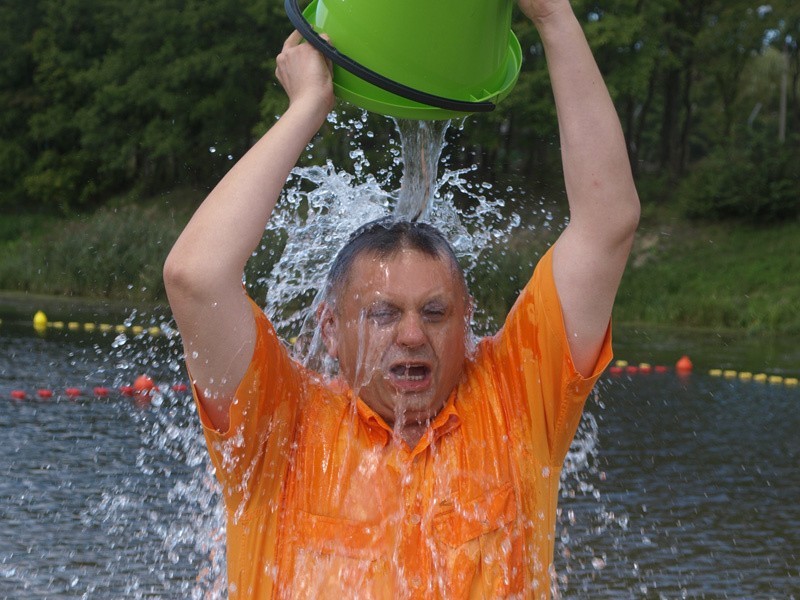 Piotr Jedliński podjął wyzwanie Ice Bucket Challenge [zdjęcia]