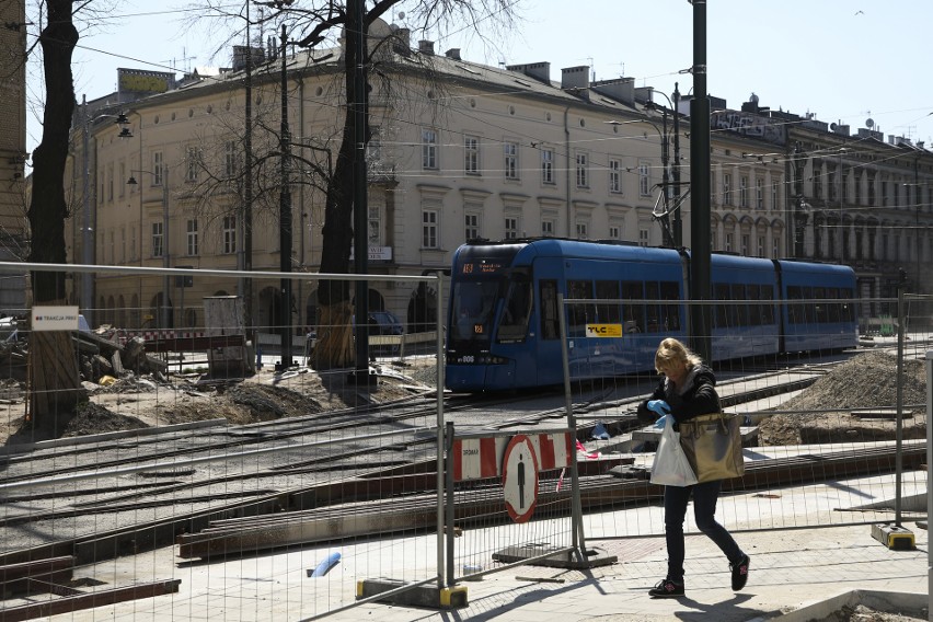 W stolicy Małopolski trwa obecnie m.in. przebudowa ulicy...