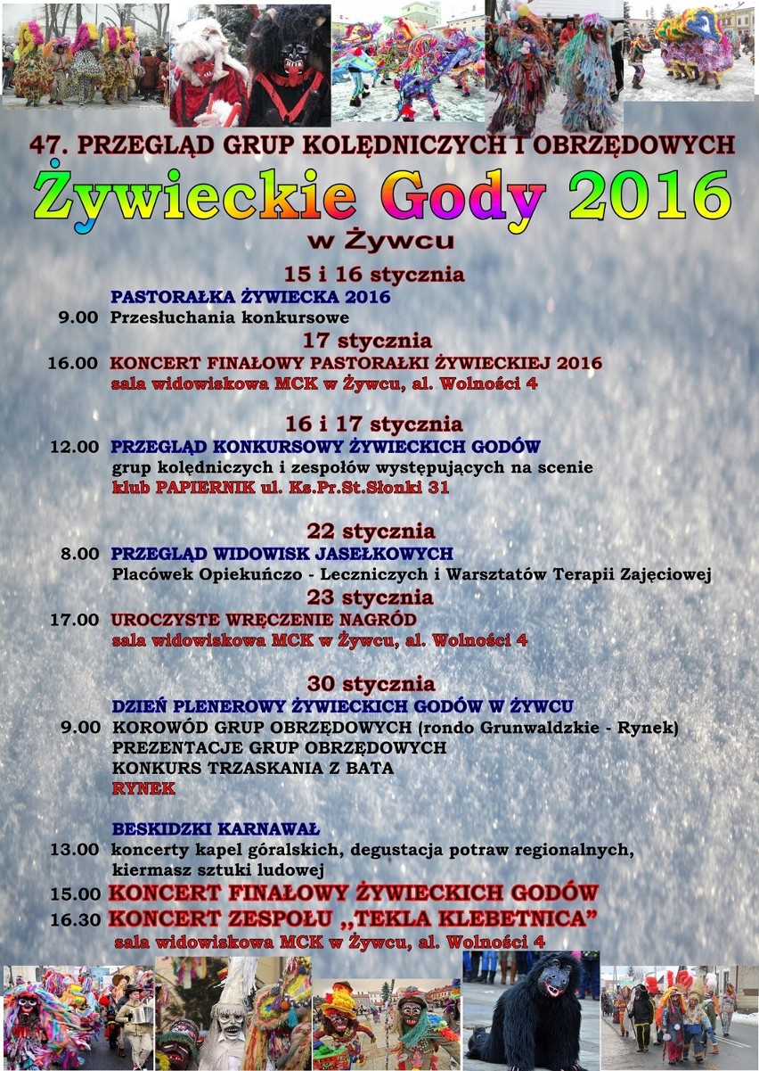 Żywieckie Gody PROGRAM Przegląd Grup Kolędniczych i...