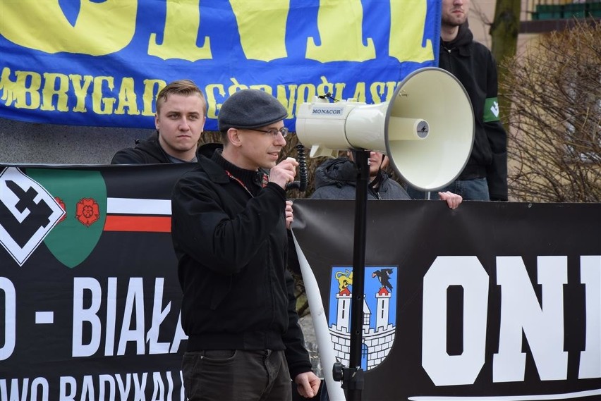 Narodowcy z Częstochowy i Śląska protestowali przeciwko...