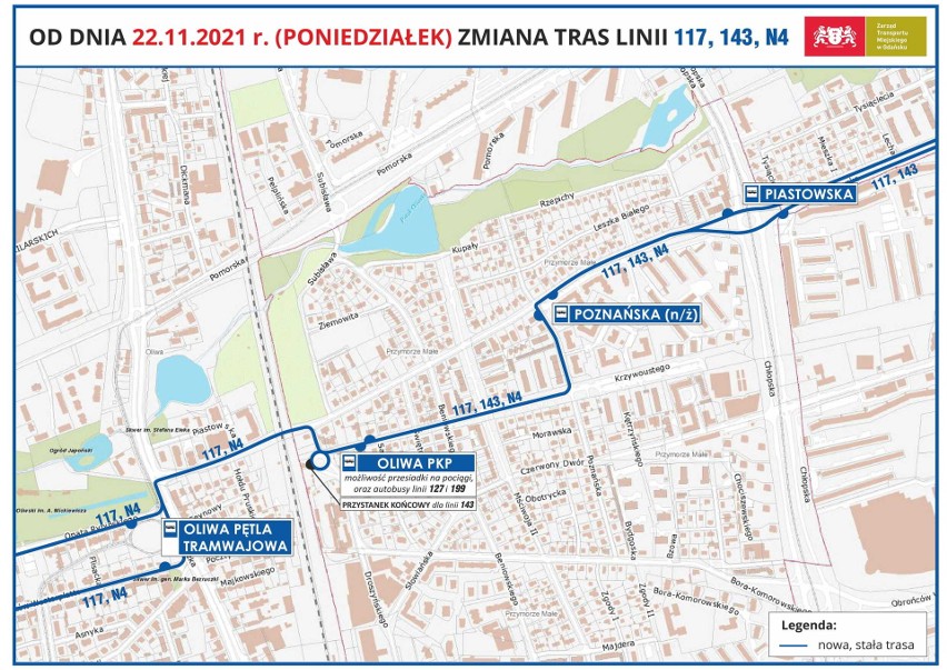 Kolejne autobusy dojadą do gdańskiego dworca w Oliwie. Jakie zmiany czekają pasażerów?