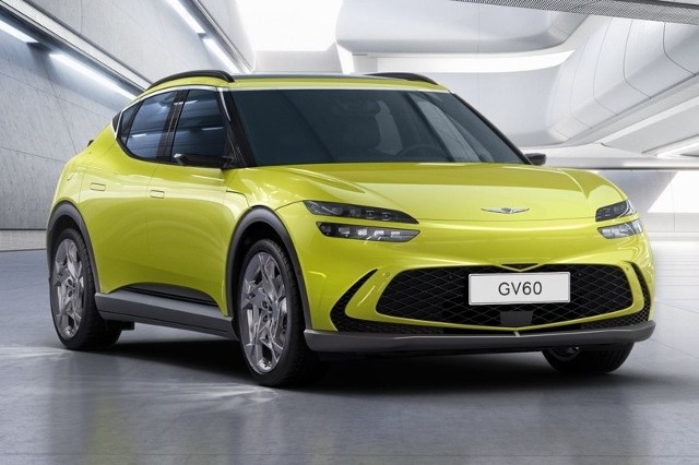 Genesis GV60Genesis GV60 to bliźniaczy model Kii EV6 i Hyundaia Ioniq. Nowy elektryk luksusowej marki Hyundaia trafi na rynki europejskie.   Fot. Genesis