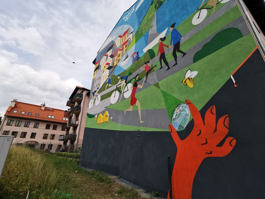 Ekologiczny mural w Chrzanowie