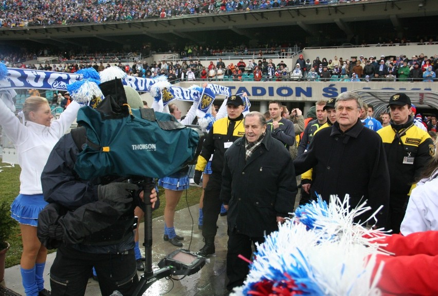 02.03.2008. Wielkie Derby Śląska na Stadionie Śląskim: Ruch...