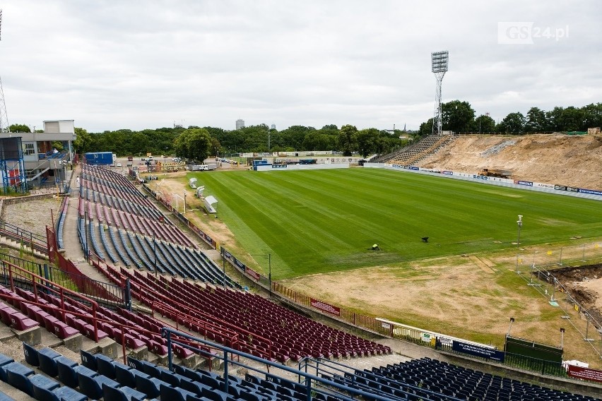 Stadion Pogoni Szczecin w 2018 roku