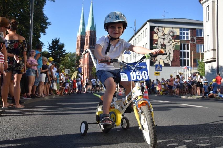 Bajtel na kole w Rybniku podczas Tour de Pologne