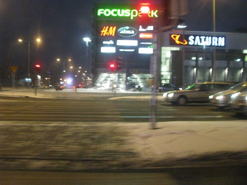 W niedzielę, około godziny 16 wjazd na parking Focus Parku...