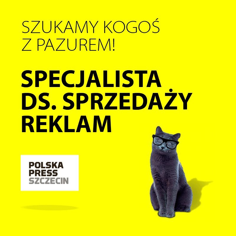 Oferta pracy w Szczecinie! Szukamy kogoś z pazurem! 