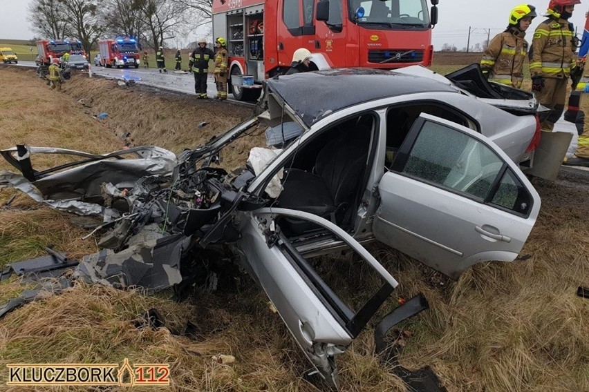 Tragiczny wypadek na DK 11 w Gołkowicach.