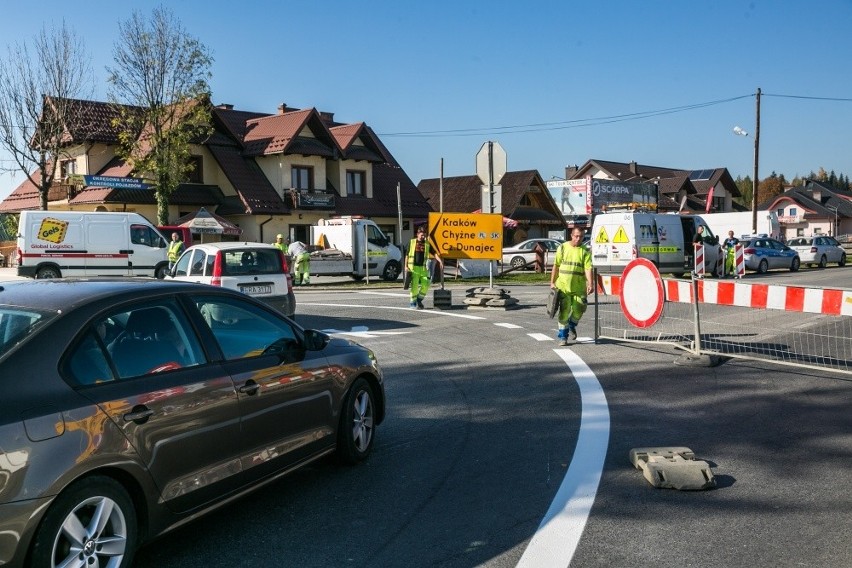 Budowa zakopianki. Kierowcy już jadą po fragmencie nowej trasy [ZDJĘCIA]