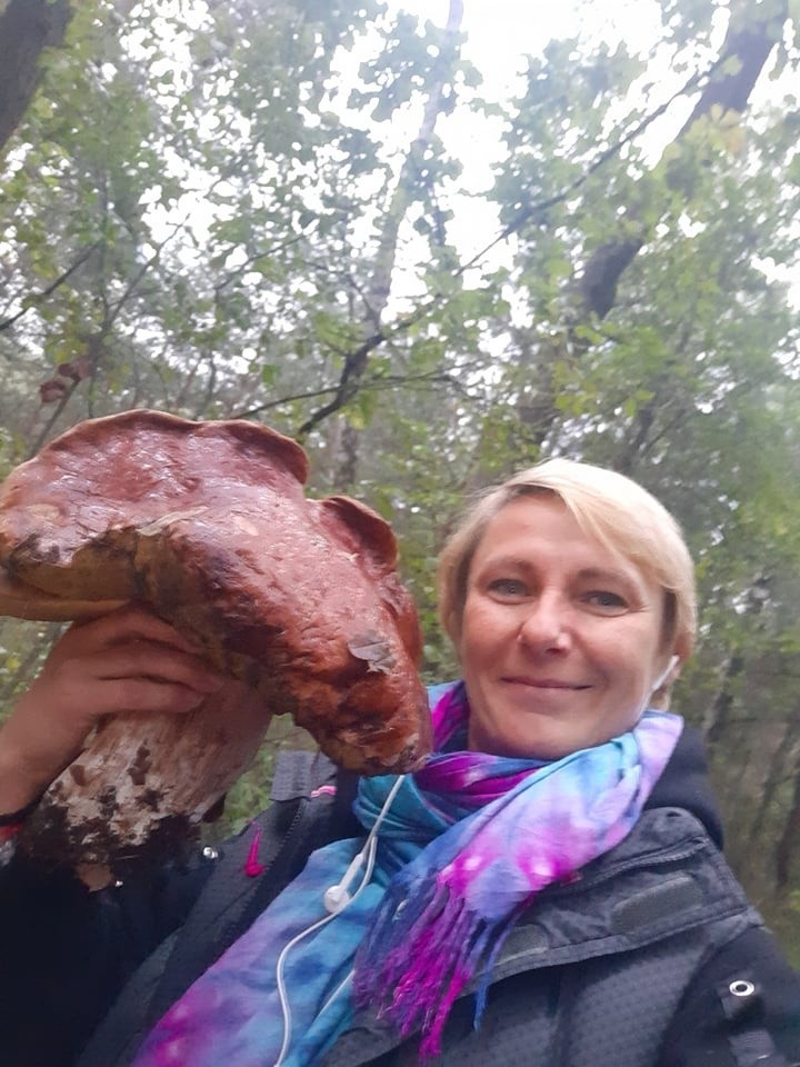 Grzybobranie 2021. Taki okaz znalazła nasza Czytelniczka w lesie w Korczakach (pow. ostrołęcki)