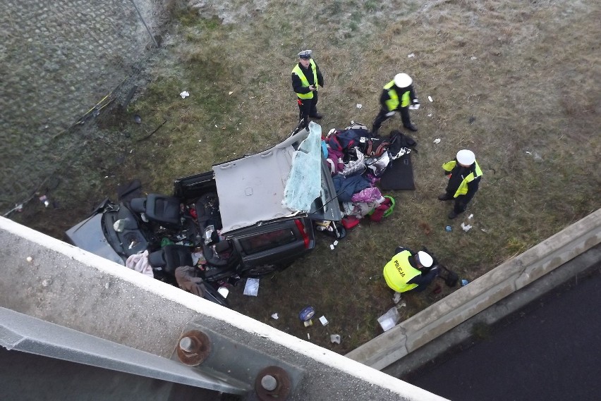 Wypadek na autostradzie A4