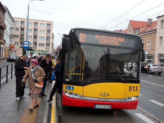 Od 1 lutego autobusy linii nr 18 będą kursować ul. Piłsudskiego.
