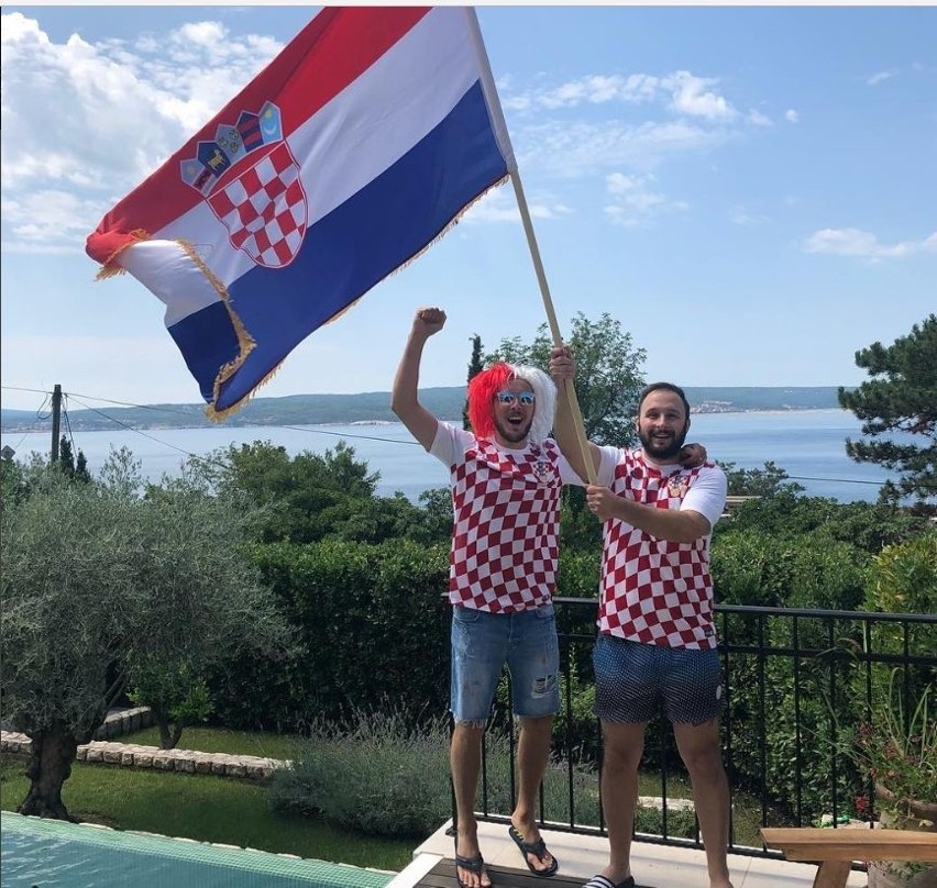Ivić i Strlek kibicowali Chorwatom podczas finałowego meczu z Francją na mundialu w Rosji