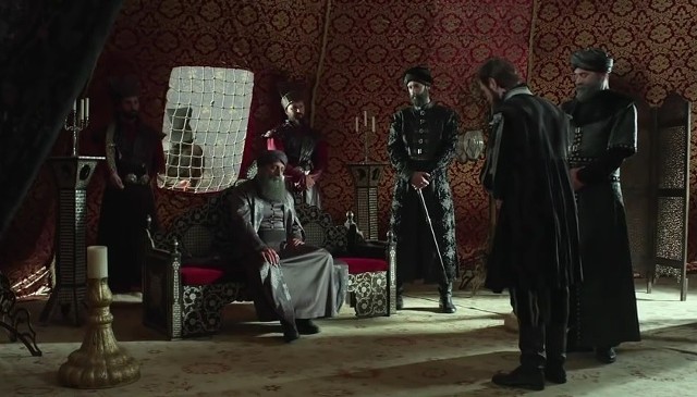 Sulejman przyjmuje księcia Transylwanii, Zygmunta Zapolya.