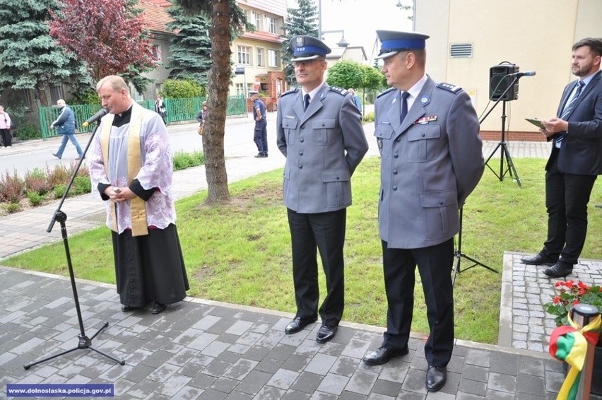 Uroczyste otwarcie posterunku w Kobierzycach