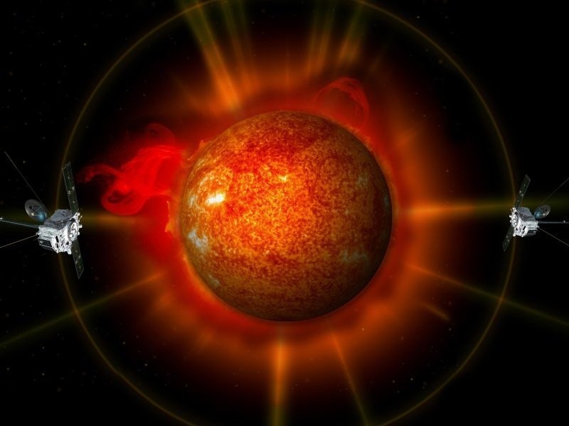 Wybuch na Słońcu. Wizualizacja przygotowana przez NASA