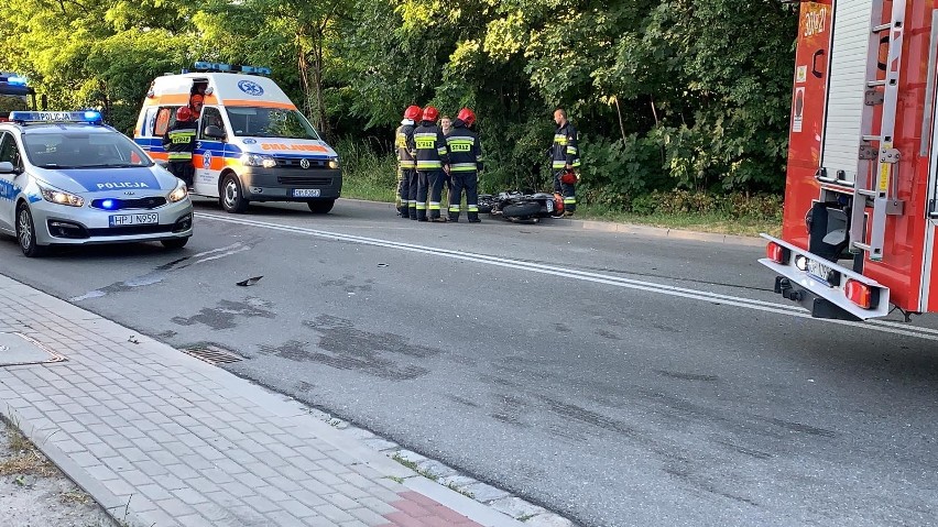 Do wypadku na ulicy Popiełuszki doszło o godz. 19.00....