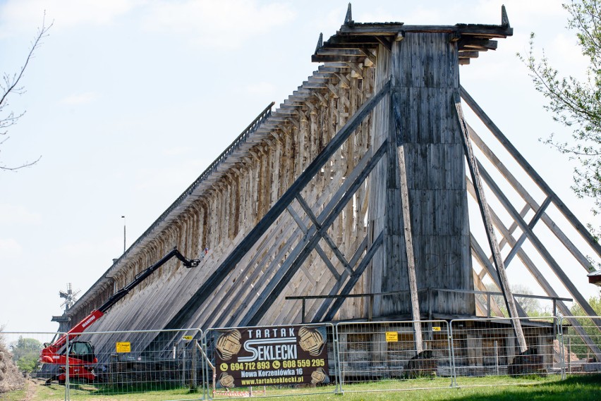 Trwa remont tężni w Ciechocinku. Gruntowną modernizację...