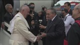 Papież z wizytą na Kubie. Powitał go Raul Castro (wideo)