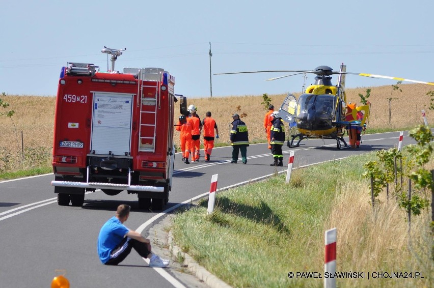 Wypadek koło Cedyni