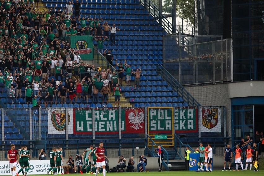 Wisła - Śląsk 0:1. Kibice Śląska Wrocław w Krakowie (ZDJĘCIA...